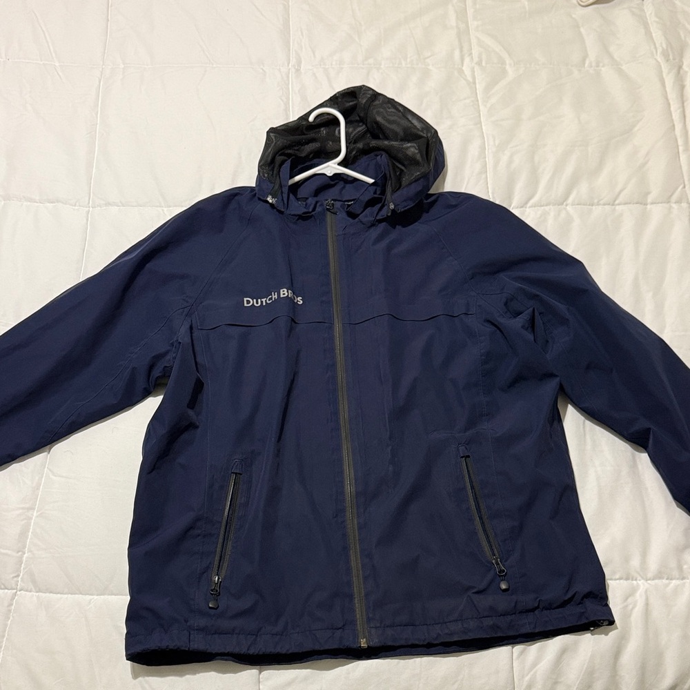 Dutch Bros XL Hooded Raincoat
